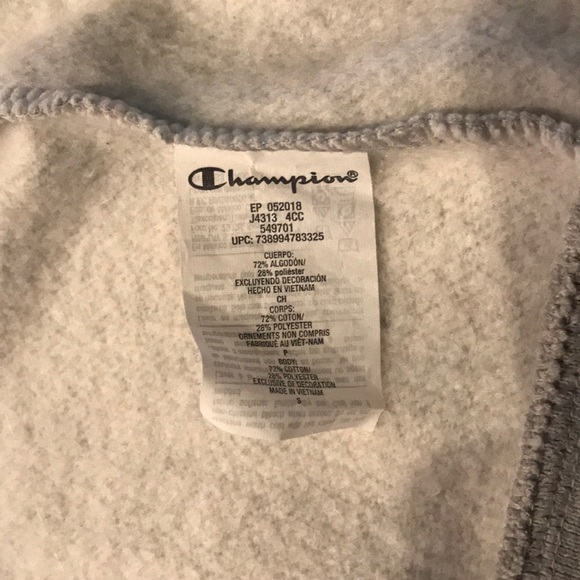 Like new! Champion fleece lined athletic jacket - Picture 8 of 11